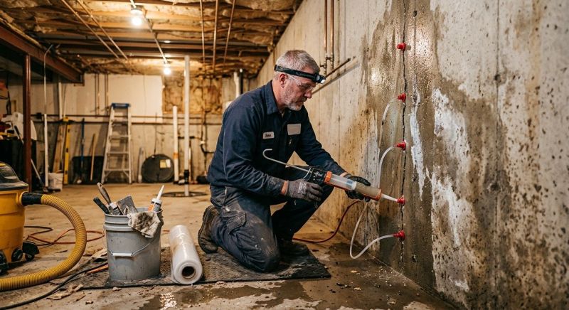 Basement Seepage Repair in Fort Collins, CO