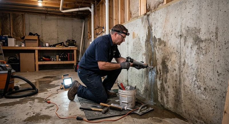 Basement Seepage Repair in Fort Collins, CO