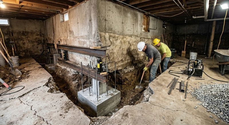 Basement Stabilization in Fort Collins, CO